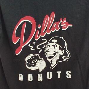 "Dilla's Donuts Retro Tee shirt - Mens Medium